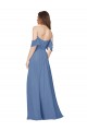 Soft Chiffon A-Line Long Flutter Sleeves Open Back Bridesmaid Dress Cairns