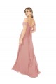 Soft Chiffon A-Line Sleeveless Bliss Pink Bridal Party Dress Cairns