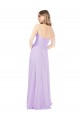 Chiffon A-Line Long Floor Length Sleeveless High Slit Bridesmaid Dresses Cairns