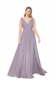 Soft Chiffon A-Line Sleeveless Dusty Rose Formal Evening Gown / Prom Dress / Bridesmaid Dress Cairns