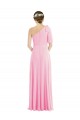 Soft Chiffon Trumpet Long Sleeveless Barely Pink Evening Dresses Cairns