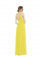Soft Chiffon A-Line Long Sleeveless Semi Formal Evening Dress / Bridesmaid Dress Cairns