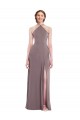 Soft Chiffon A-Line Sleeveless Dusty Rose Formal Evening Gown / Bridesmaid Dress Cairns