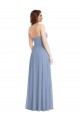 Soft Chiffon Long Sleeveless Front Slit Evening Dresses Cairns