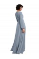 Soft Chiffon A-Line Long Long Sleeves Bridesmaid Dress / Formal Dress Cairns