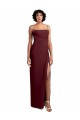 Soft Chiffon A-Line Long Sleeveless Open Back High Side Slit Bridesmaid Dresses Cairns
