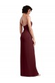 Soft Chiffon A-Line Long Sleeveless Open Back High Side Slit Bridesmaid Dresses Cairns