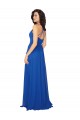 Soft Chiffon A-Line Long Sleeveless Criss Cross Back Evening Dress / Bridesmaid Dress Cairns