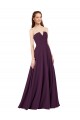 Soft Chiffon A-Line Sleeveless Grape Formal Dress / Bridesmaid Dress Cairns