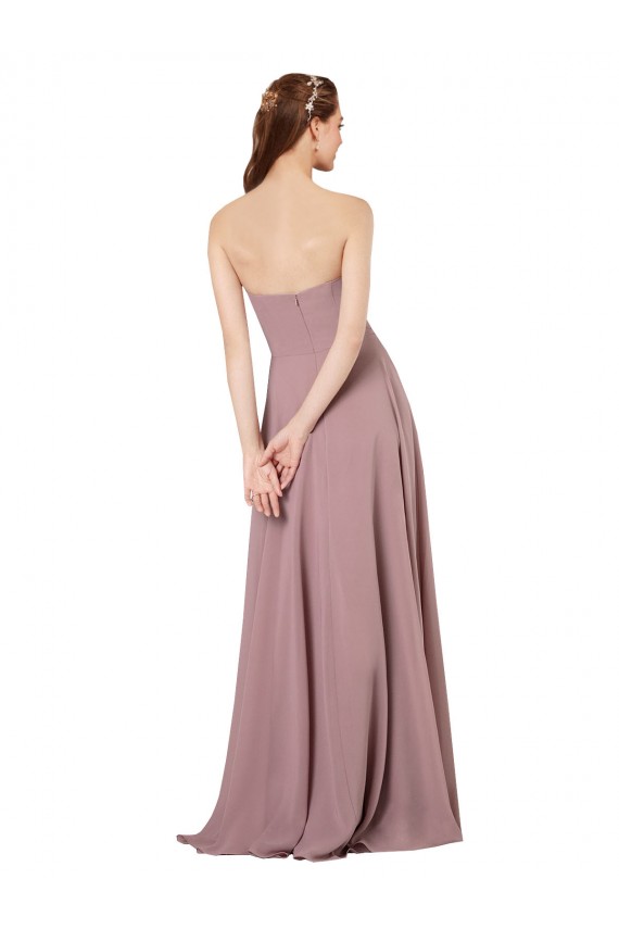 Soft Chiffon A-Line Sleeveless Grape Formal Dress / Bridesmaid Dress Cairns