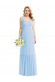 Soft Chiffon A-Line Long Sleeveless Spaghetti Straps Evening Dresses Cairns