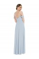 Soft Chiffon A-Line Long Flounce Sleeves Semi Formal Evening Dress / Bridesmaid Dress Cairns