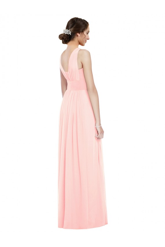 Luxe Chiffon A-Line Long Sleeveless Bridesmaid Dress Cairns