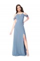 Soft Chiffon A-Line Long Sleeveless Evening Dress / Bridesmaid Dress Cairns