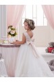 Tulle & Lace Ball Gown Chapel Train Sleeveless V-Back Flower Girl Dresses Cairns