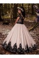 Satin & Lace Ball Gown Long Sleeveless Flower Girl Dress for Wedding Cairns