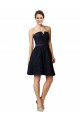 Lace A-Line Sleeveless Dark Navy Bridesmaid Dress Cairns