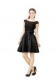 Satin & Lace A-Line Knee Length Sleeveless V-Back Bridesmaid Dress Cairns