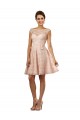 Soft Chiffon & Lace A-Line Knee Length Cap Sleeves Bridesmaid Dress Cairns