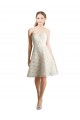 Lace A-Line Knee Length Sleeveless Bridesmaid Dress Cairns