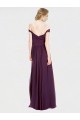Soft Chiffon & Lace Long Sleeveless Low Back Bridesmaid Dress Cairns
