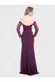 Soft Chiffon & Lace Mermaid Long Long Sleeves Low Back Bridesmaid Dress Cairns