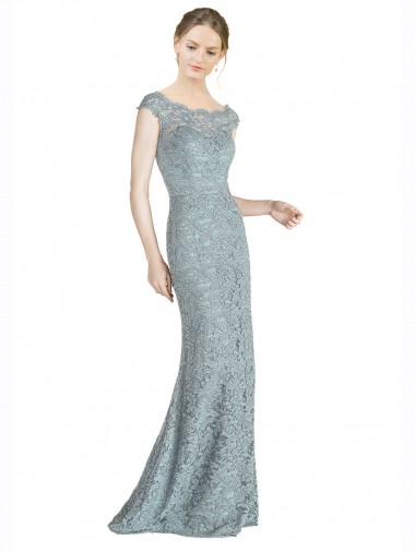 Lace Mermaid Long Cap Sleeves Prom Dress / Bridesmaid Dress Cairns