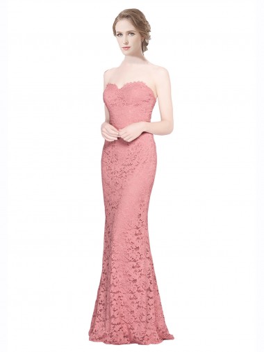 Lace Mermaid Long Sleeveless Formal Dress / Bridesmaid Dress Cairns