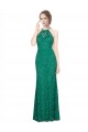 Lace Mermaid Long Sleeveless Low Back Prom Dress / Bridesmaid Dress Cairns