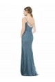 Lace Sheath Long Sleeveless Open Back Bridesmaid Dress Cairns