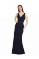 Lace Sheath Sheath Sleeveless Dark Navy Bridesmaid Dress Cairns