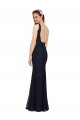 Lace Sheath Sheath Sleeveless Dark Navy Bridesmaid Dress Cairns