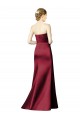 Satin Mermaid Long Sleeveless Bridesmaid Dress / Evening Dress Cairns