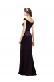 Satin A-Line Long Cap Sleeves Bridesmaid Dress Cairns