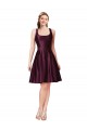 Satin A-Line Knee Length Sleeveless V-Back Prom Dress / Bridesmaid Dress Cairns