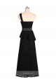 Satin Mermaid Long Sleeveless Black Bridesmaid Dresses Cairns