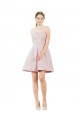 Satin A-Line Knee Length Sleeveless Evening Gown / Bridesmaid Dress Cairns