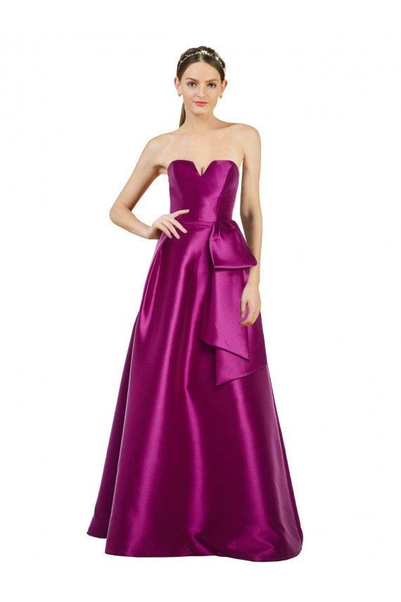 Satin Long Sleeveless Prom Dress / Bridesmaid Dress Cairns
