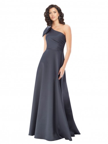 Satin A-Line Long Sleeveless Formal Evening Gown / Prom Dress / Bridesmaid Dress Cairns