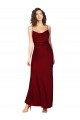 Silk like Satin Sheath Long Sleeveless Low Back Black Tie Evening Gown / Prom Dress / Bridesmaid Dress Cairns