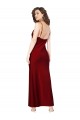 Silk like Satin Sheath Long Sleeveless Low Back Black Tie Evening Gown / Prom Dress / Bridesmaid Dress Cairns