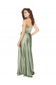Silk like Satin A-Line Long Sleeveless V-Back Formal Evening Gown / Bridesmaid Dress Cairns