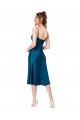 Silk like Satin A-Line Midi Length Sleeveless Low Back Prom Dress / Bridesmaid Dress Cairns