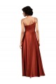 Silk like Satin Long A-Line Sleeveless Black Tie Evening Gown / Prom Dress / Bridesmaid Dress Cairns