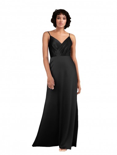 Silk like Satin Column Long Sleeveless Formal Evening Gown / Prom Dress / Bridesmaid Dress Cairns