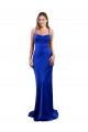 Silk like Satin Sheath Long Sleeveless Criss Cross Open Back Formal Evening Gown / Prom Dress / Bridesmaid Dress Cairns