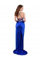 Silk like Satin Sheath Long Sleeveless Criss Cross Open Back Formal Evening Gown / Prom Dress / Bridesmaid Dress Cairns