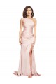 Silk like Satin Sheath Long Sleeveless Black Tie Evening Gown / Prom Dress / Bridesmaid Dress Cairns