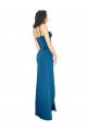 Silk like Satin Sheath Long Sleeveless Low Back Formal Evening Gown / Prom Dress / Bridesmaid Dress Cairns