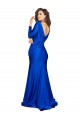 Silk like Satin Mermaid Long Long Sleeves V-Back Formal Evening Gown / Prom Dress / Bridesmaid Dress Cairns